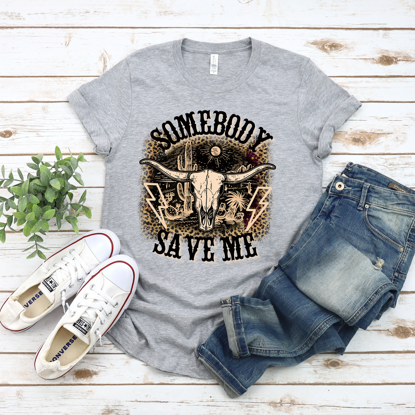 Somebody Save Me Jelly Roll Graphic Tee
