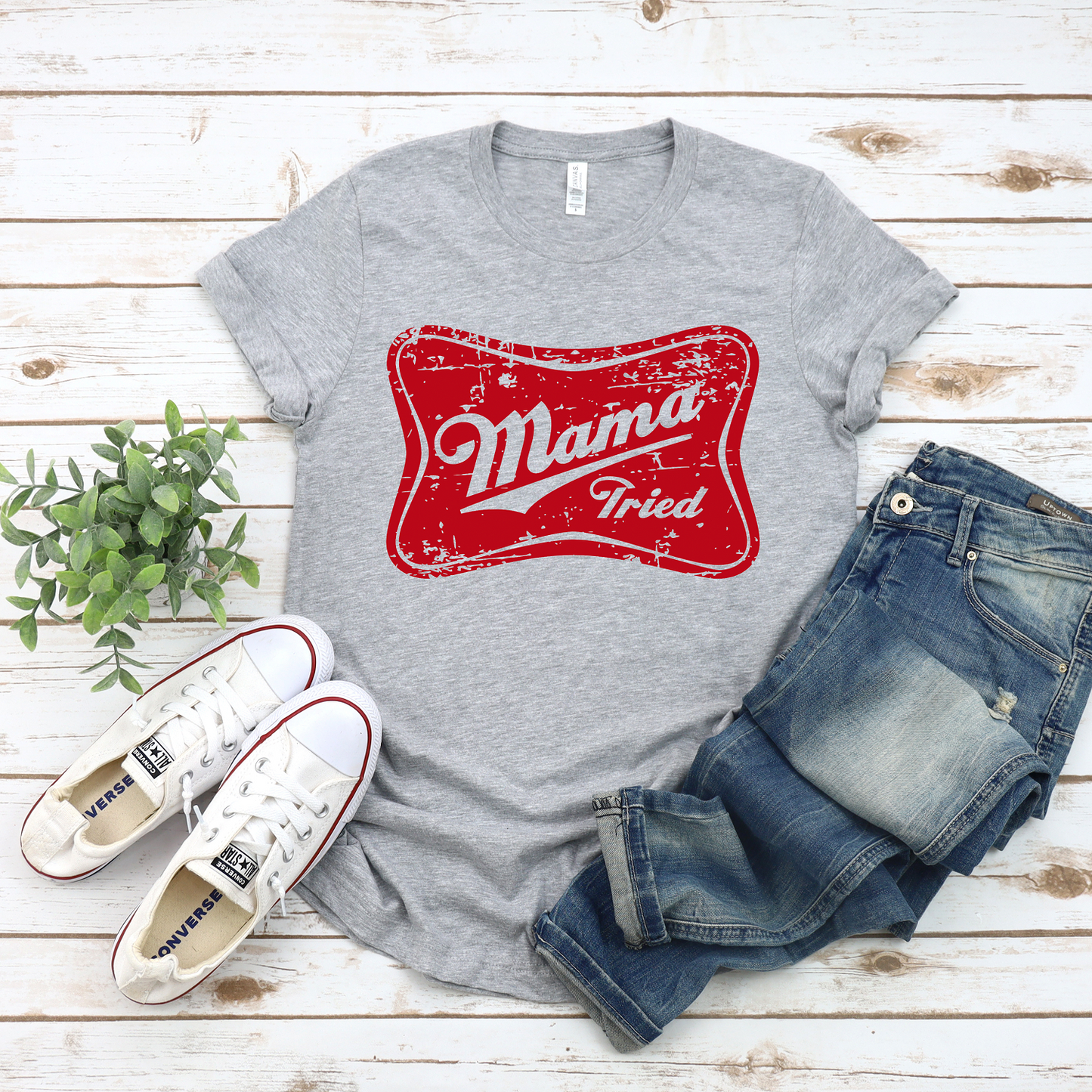 Mama Tried Red Graphic Tee