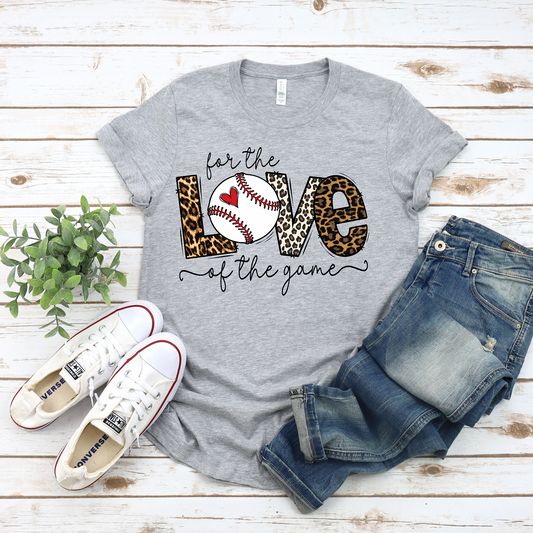 Love of the Game Baseball Graphic Tee