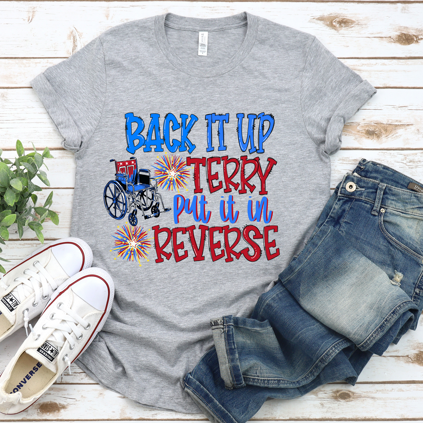 Back It Up Terry Graphic Tee