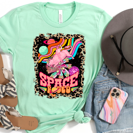 Space Rodeo Mint Graphic Tee