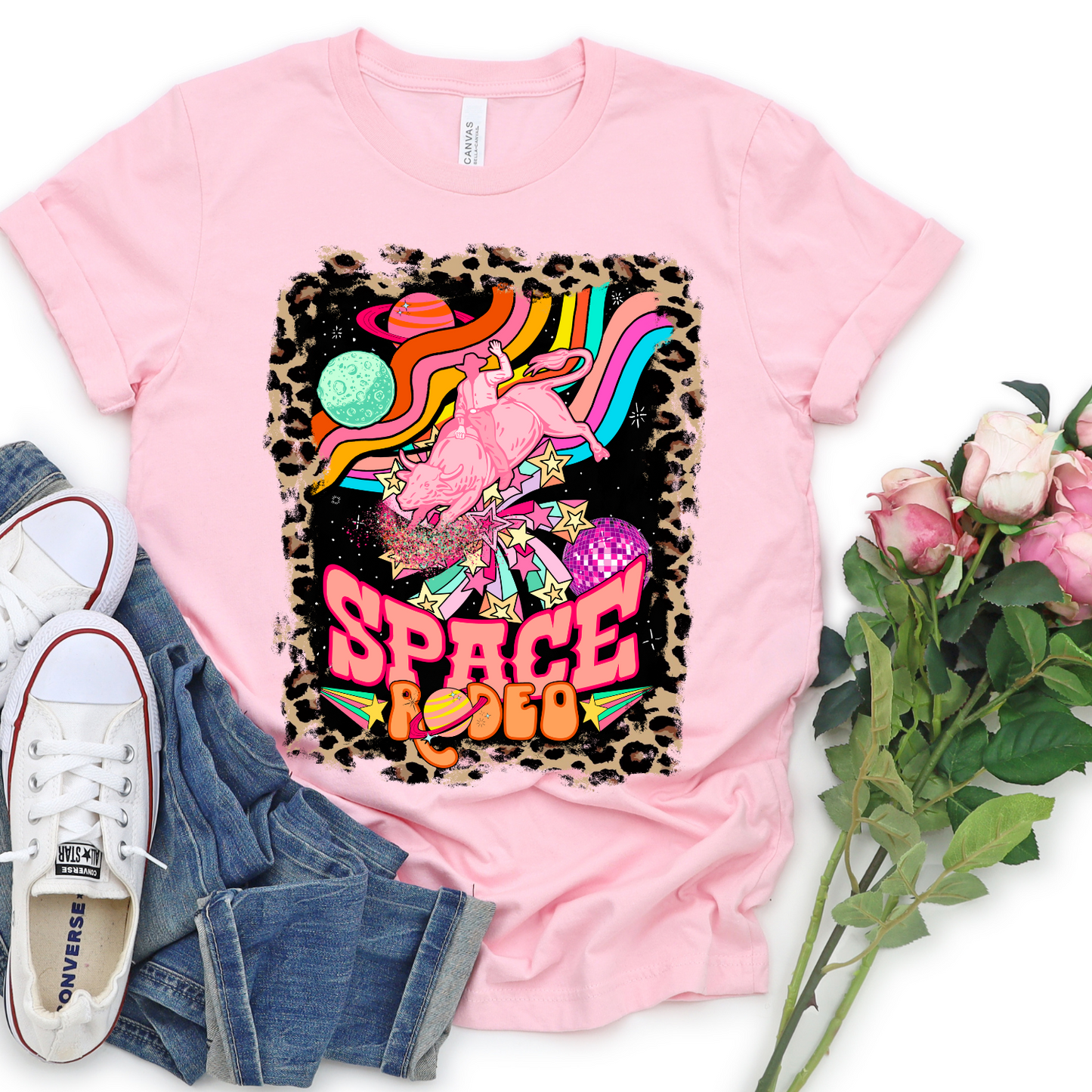 Space Rodeo Pink Graphic Tee