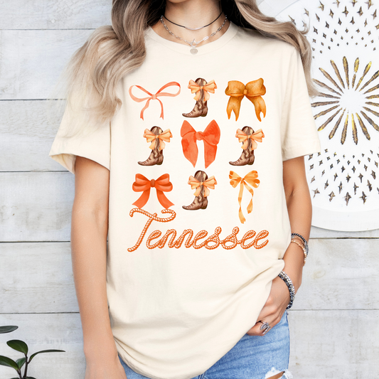 Tennessee Cowgirl Bows Graphic Tee
