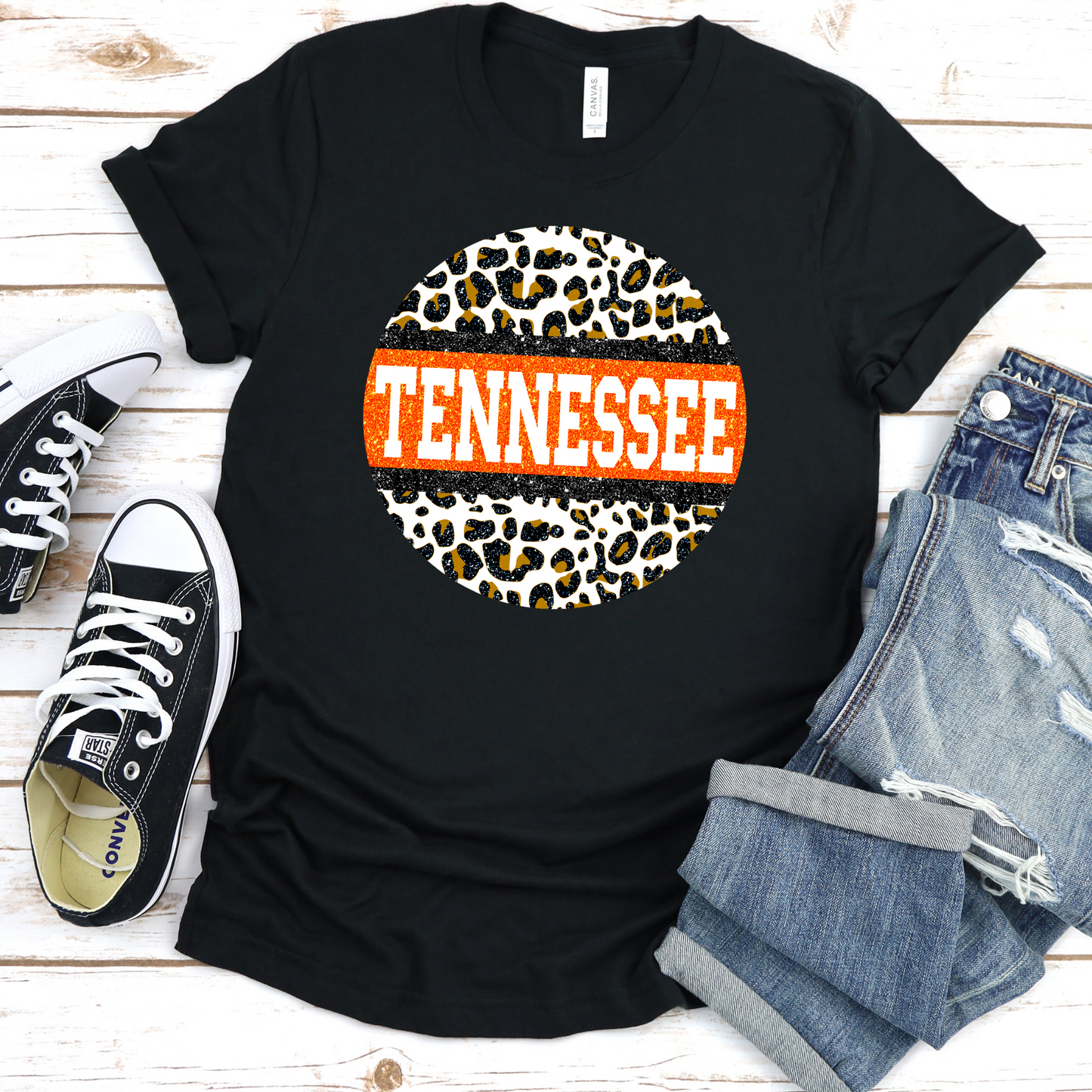 Tennessee Leopard Graphic Tee