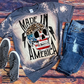 Made in America Skull Bleached