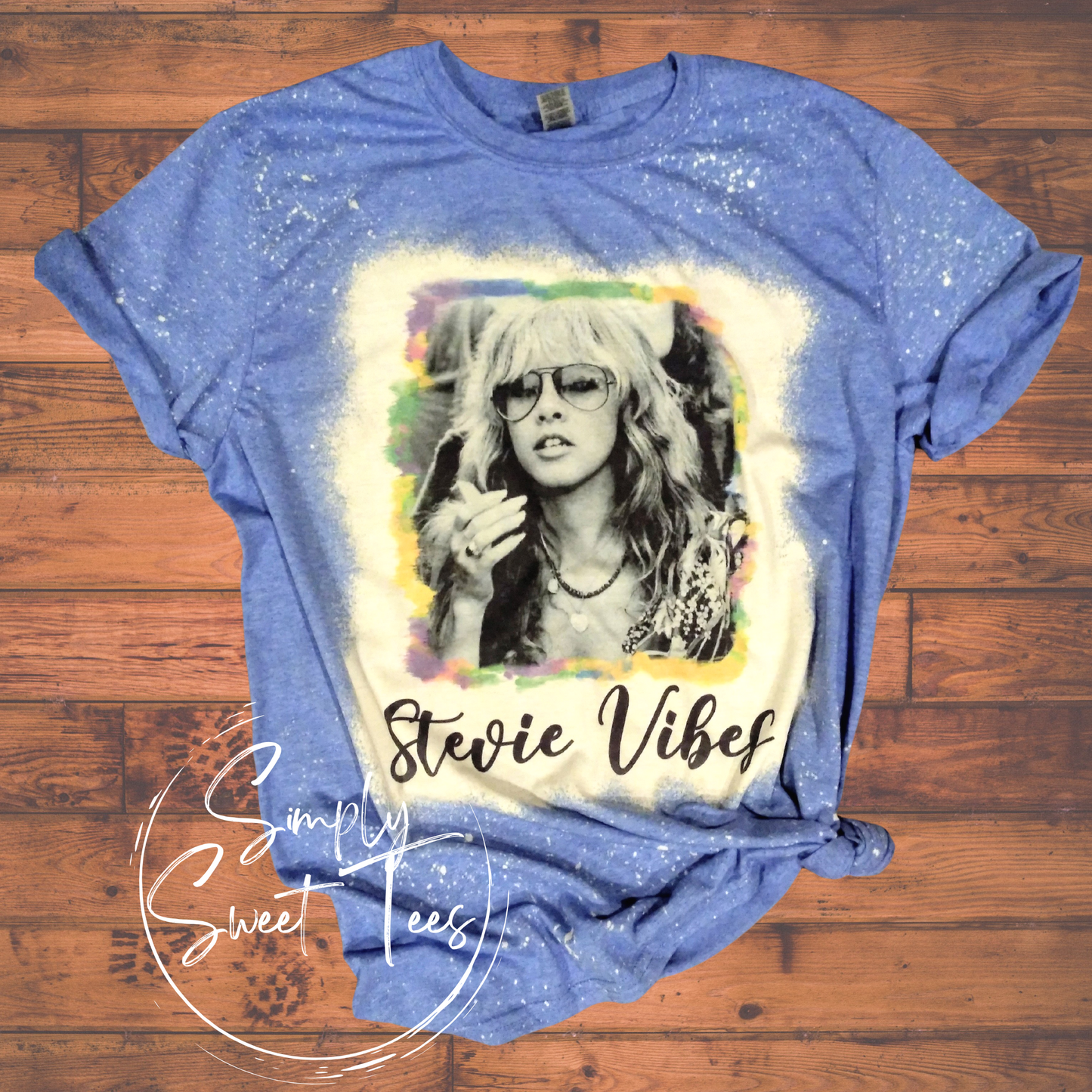 Stevie Vibes Bleached Royal