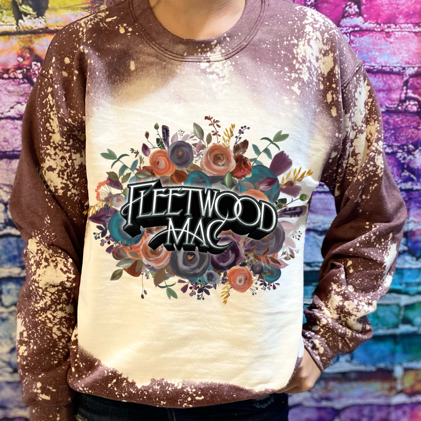 Fleetwood Mac Bleached Sweatshirt