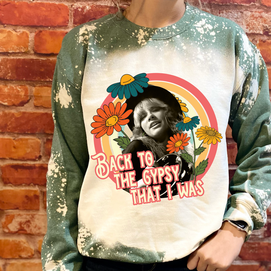 Stevie Nicks Gypsy Bleached Sweatshirt