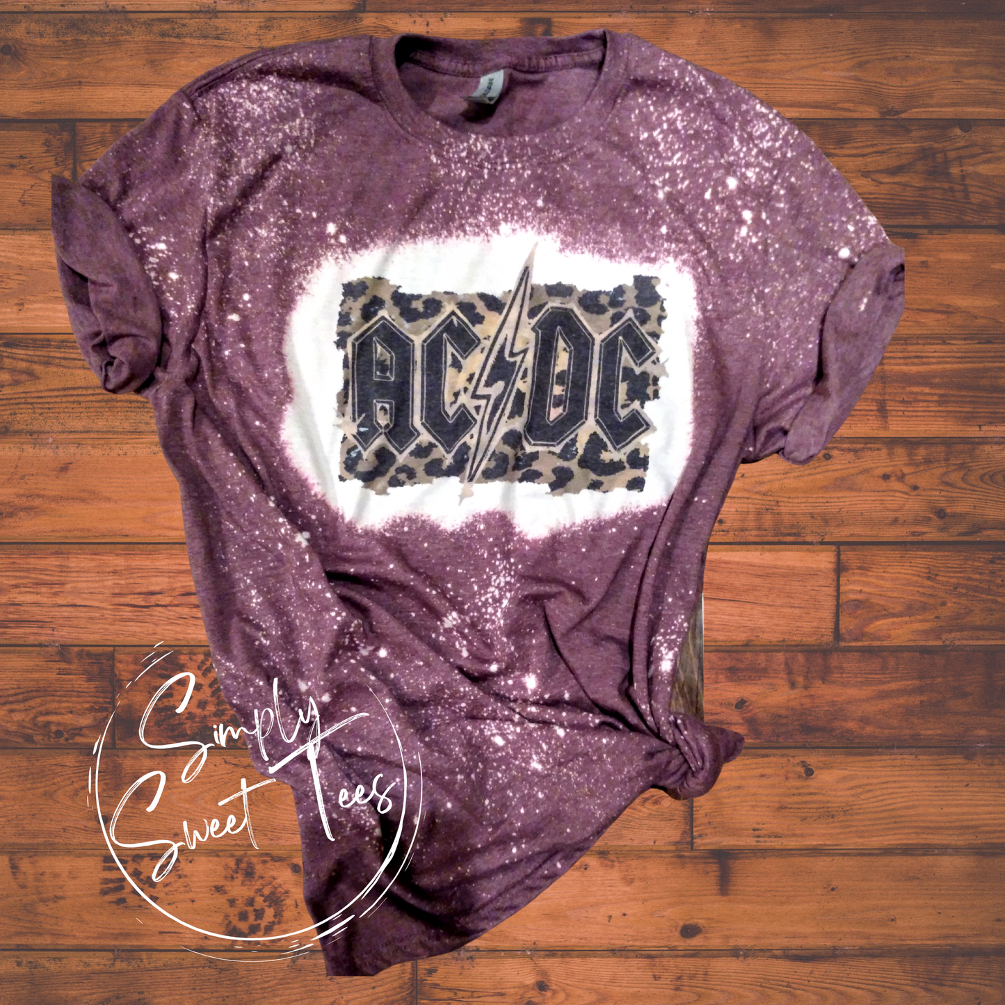 ACDC Bleached Maroon